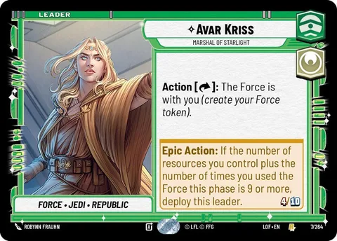 Avar Kriss, Marshal of Starlight