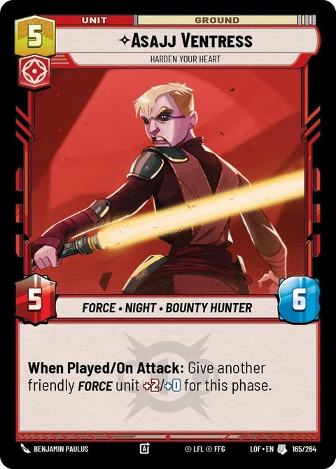 Asajj Ventress, Harden Your Heart
