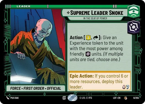 Supreme Leader Snoke, In the Seat of Power