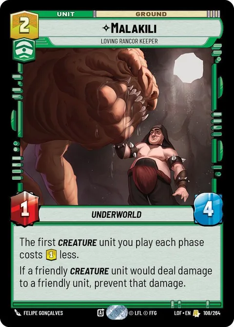 Malakili, Loving Rancor Keeper