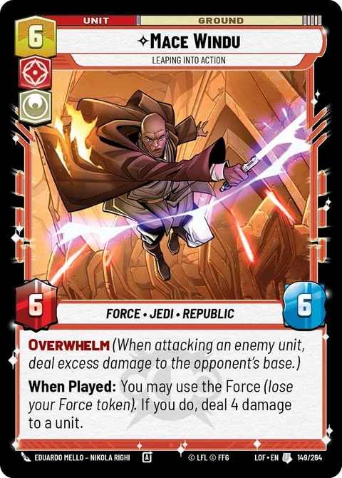 Mace Windu, Leaping into Action