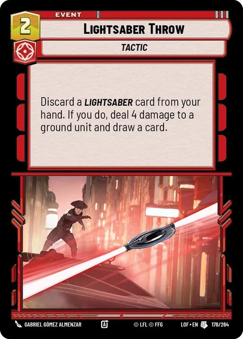 Lightsaber Throw