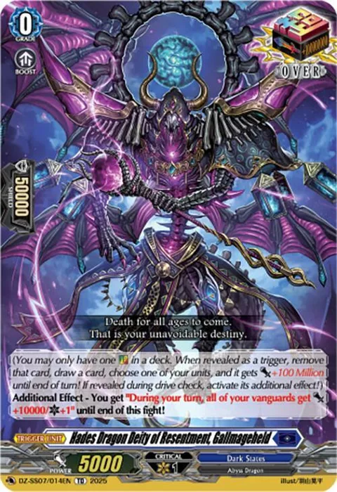 Hades Dragon Deity of Resentment, Gallmageheld [D Format]