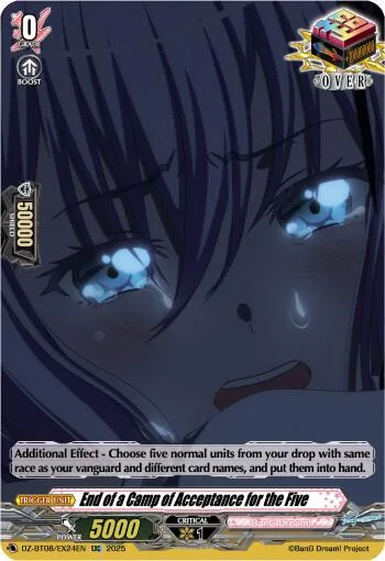 End of a Camp of Acceptance for the Five [D-Format]