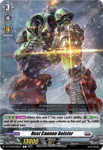 Rust Cannon Bolster [D-Format]
