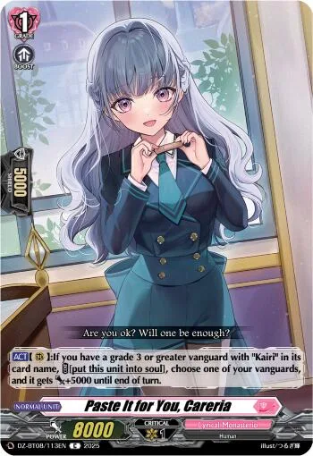 Paste it for You, Careria [D-Format]