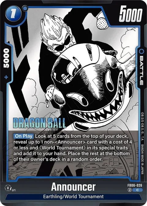 Announcer (FB06-026) [Fusion World]
