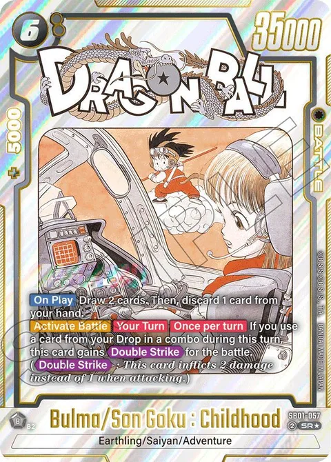 Bulma/Son Goku : Childhood (SB01-057) [Fusion World]