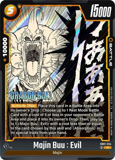 Majin Buu : Evil (SB01-034) [Fusion World]