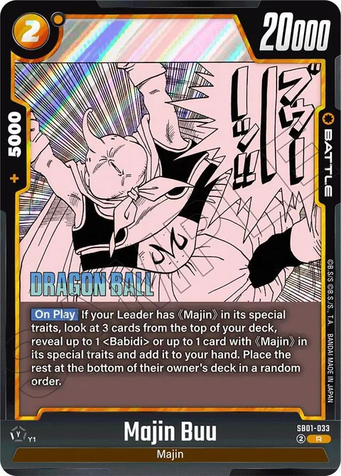 Majin Buu (SB01-033) [Fusion World]