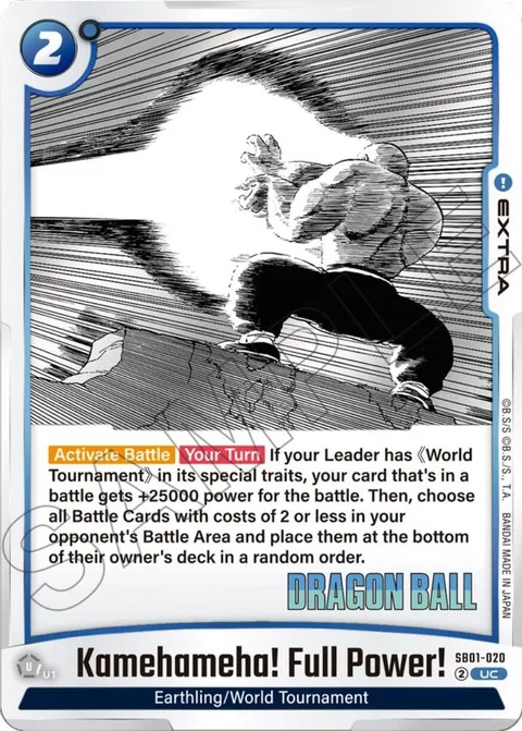 Kamehameha! Full Power! (SB01-020) [Fusion World]