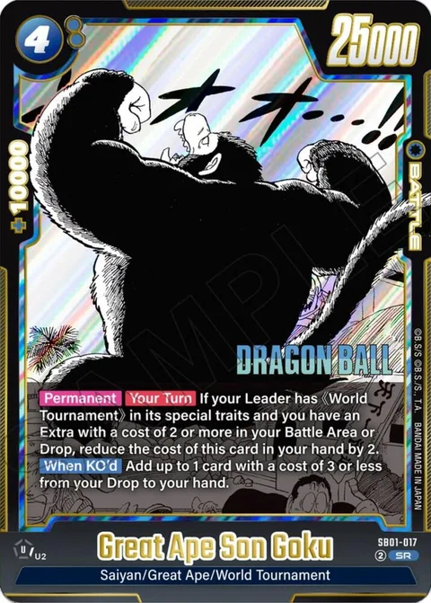 Great Ape Son Goku (SB01-017) [Fusion World]