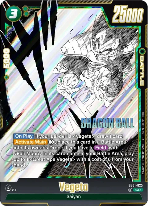 Vegeta (SB01-025) [Fusion World]