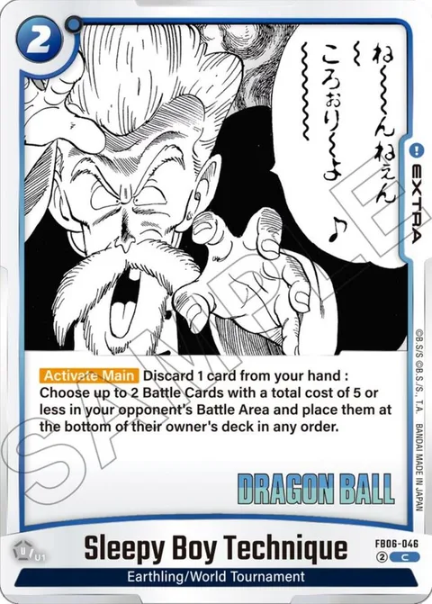 Sleepy Boy Technique (FB06-046) [Fusion World]