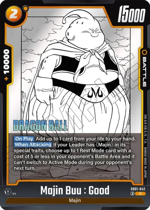 Majin Buu : Good (SB01-042) [Fusion World]