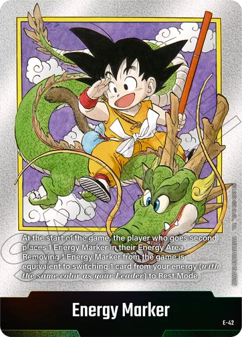 Energy Marker (Son Goku - E42) [Fusion World]