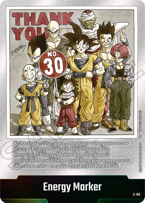 Energy Marker (Team Z Fighters- E60) [Fusion World]