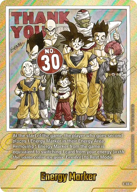 Energy Marker (Team Z Fighters- E60) [Fusion World]