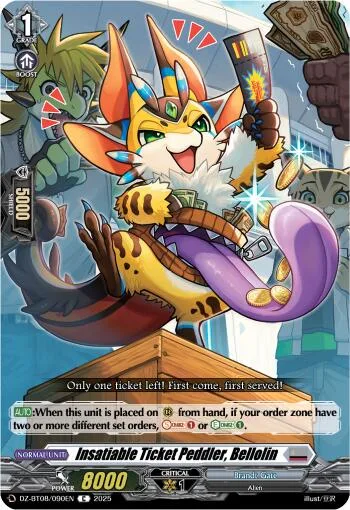 Insatiable Ticket Peddler, Bellolin [D-Format]