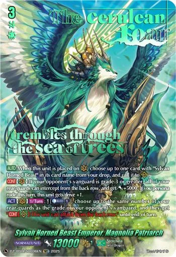 Sylvan Horned Beast Emperor, Magnolia Patriach [D-Format]