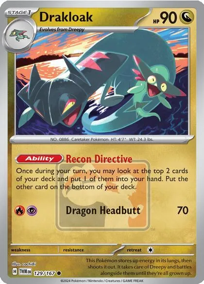 Drakloak [Recon Directive | Dragon Headbutt]