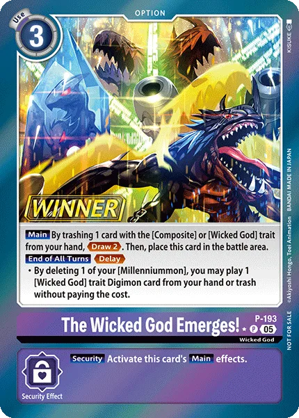 The Wicked God Emerges! (P-193)
