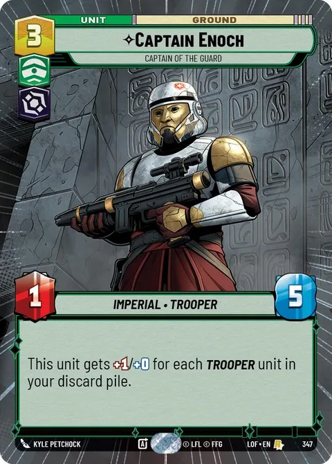 Captain Enoch, Captain of the Guard