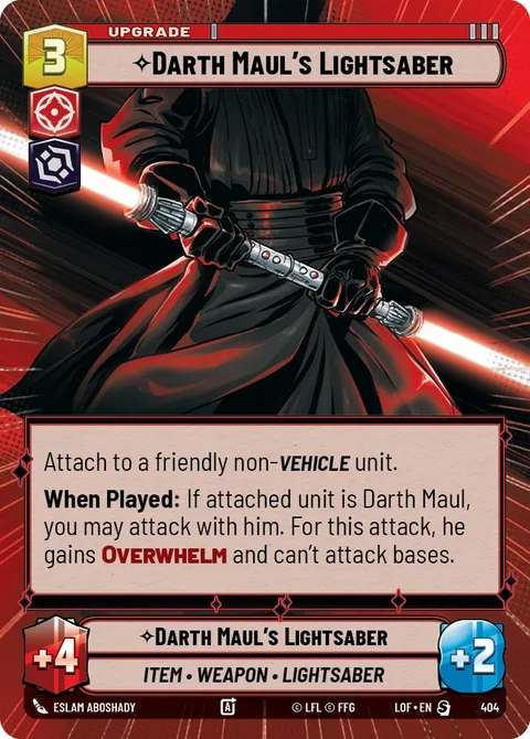 Darth Maul's Lightsaber