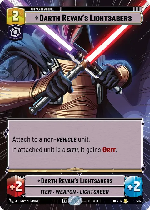 Darth Revan's Lightsabers
