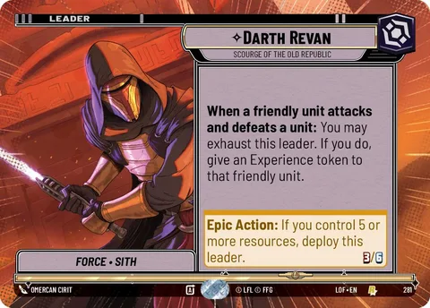 Darth Revan, Scourge of the Old Republic