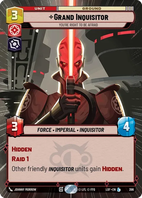 Grand Inquisitor, You're Right to Be Afraid