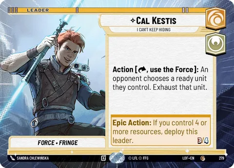 Cal Kestis, I Can't Keep Hiding