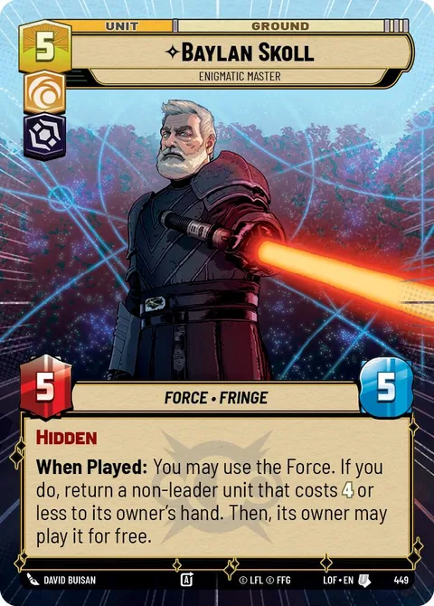 Baylan Skoll, Enigmatic Master