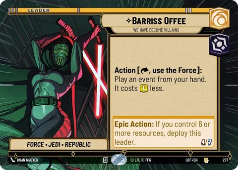 Barriss Offee, We Have Become Villains