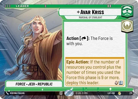 Avar Kriss, Marshal of Starlight