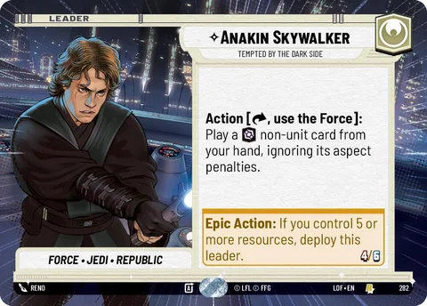 Anakin Skywalker, Tempted by the Dark Side
