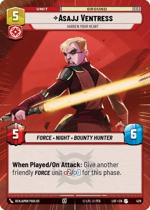 Asajj Ventress, Harden Your Heart