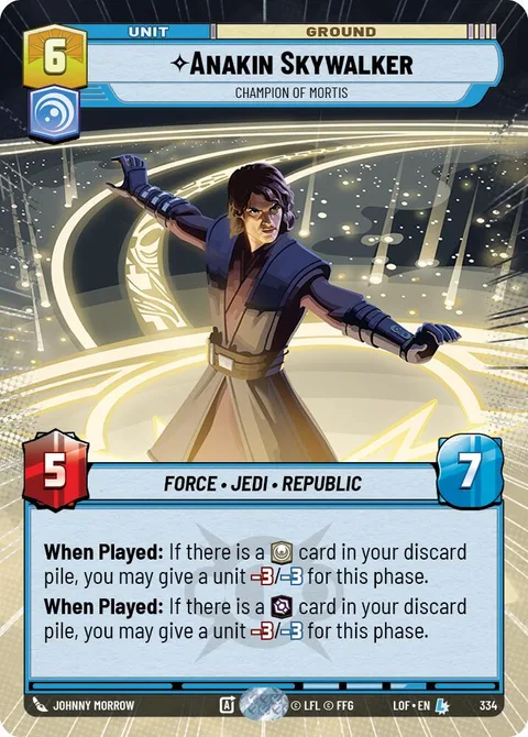 Anakin Skywalker, Champion of Mortis