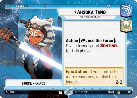 Ahsoka Tano, Fighting For Peace