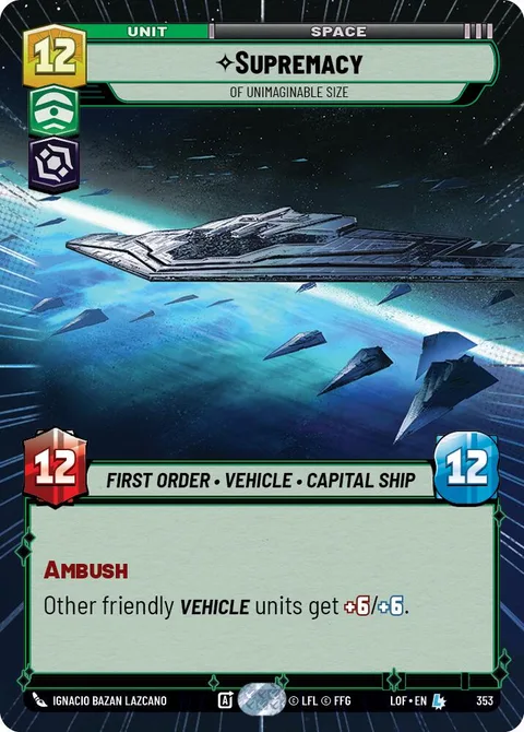 Supremacy, Of Unimaginable Size