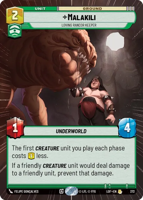 Malakili, Loving Rancor Keeper
