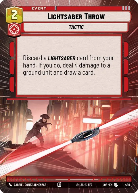 Lightsaber Throw