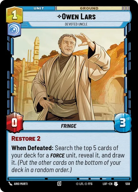 Owen Lars, Devoted Uncle