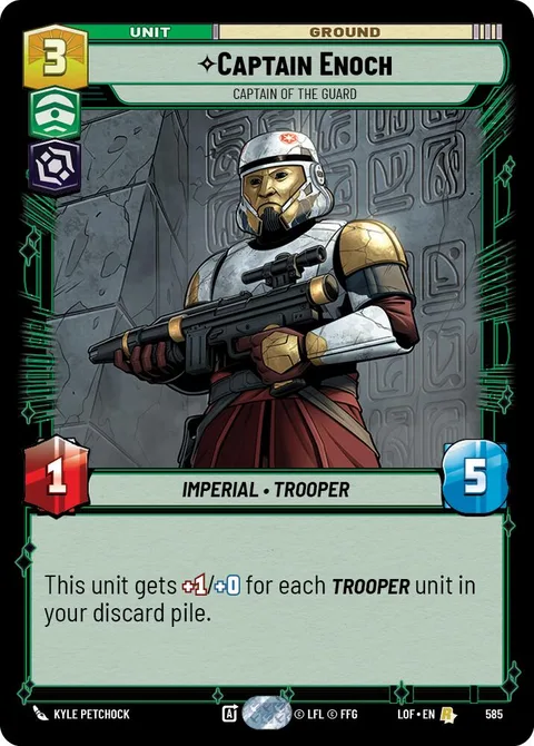 Captain Enoch, Captain of the Guard