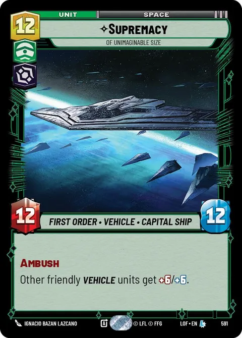 Supremacy, Of Unimaginable Size