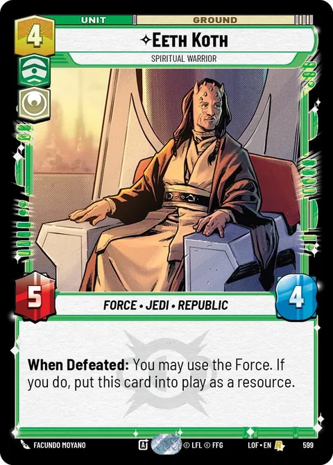 Eeth Koth, Spiritual Warrior