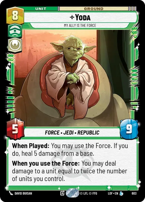 Yoda, My Ally is the Force