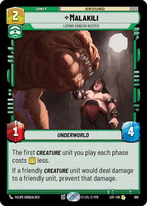 Malakili, Loving Rancor Keeper
