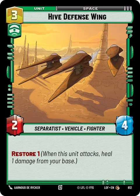 Hive Defense Wing