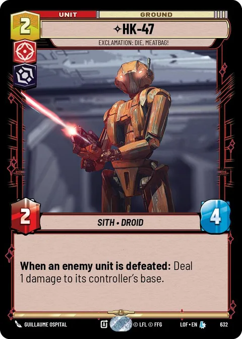 HK-47, Exclamation: Die, Meatbag!